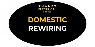 Complete full or partial house rewiring service for residential properties in Thanet, Kent