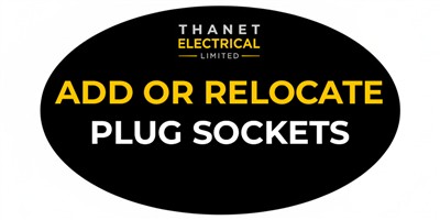 Professional electrical socket and switch installation and relocation including USB sockets in Thanet, Kent
